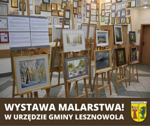 Wystawa malarstwa w Urzędzie Gminy Lesznowola