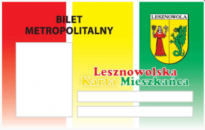Bilet Metropolitalny - Lesznowolska Karta Mieszkańca