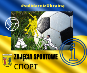 Cпорт - zajęcia sportowe dla dzieci z Ukrainy!