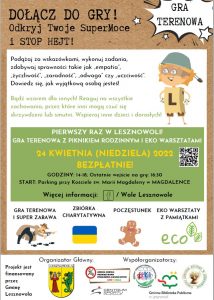 Plakat - Gra terenowa Stop Hejt – odkryj swoje SuperMoce