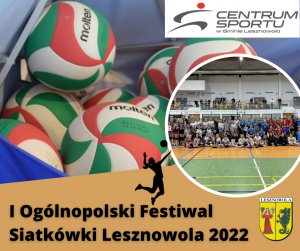 I Ogólnopolski festiwal siatkówki Lesznowola 2022