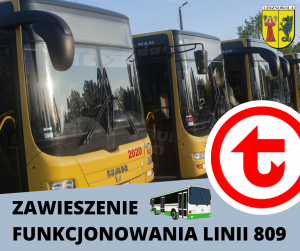 Zawieszenie funkcjonowania linii 809