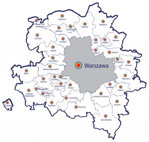 Mapa obszaru obiętego ZIT
