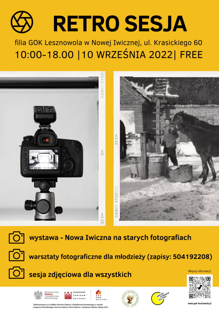 Na zdjęciu znajduje się aparat i męższczyzna trzymający konia za lejce.