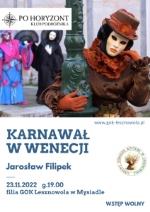 Plakat Karnawał  w Wenecji