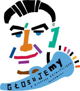 Logotyp głosowania w Budżecie Obywatelskim Mazowsza.