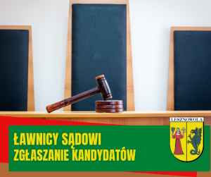 Stół sędziowski i młotek