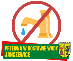 Przekreślony kran z kroplą wody