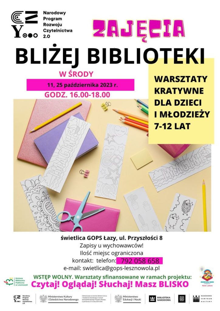 Kartki i przybory do rysowania.