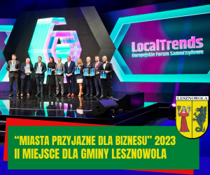 Ludzie na scenie, po prawej widoczny duży napis LocalTrends