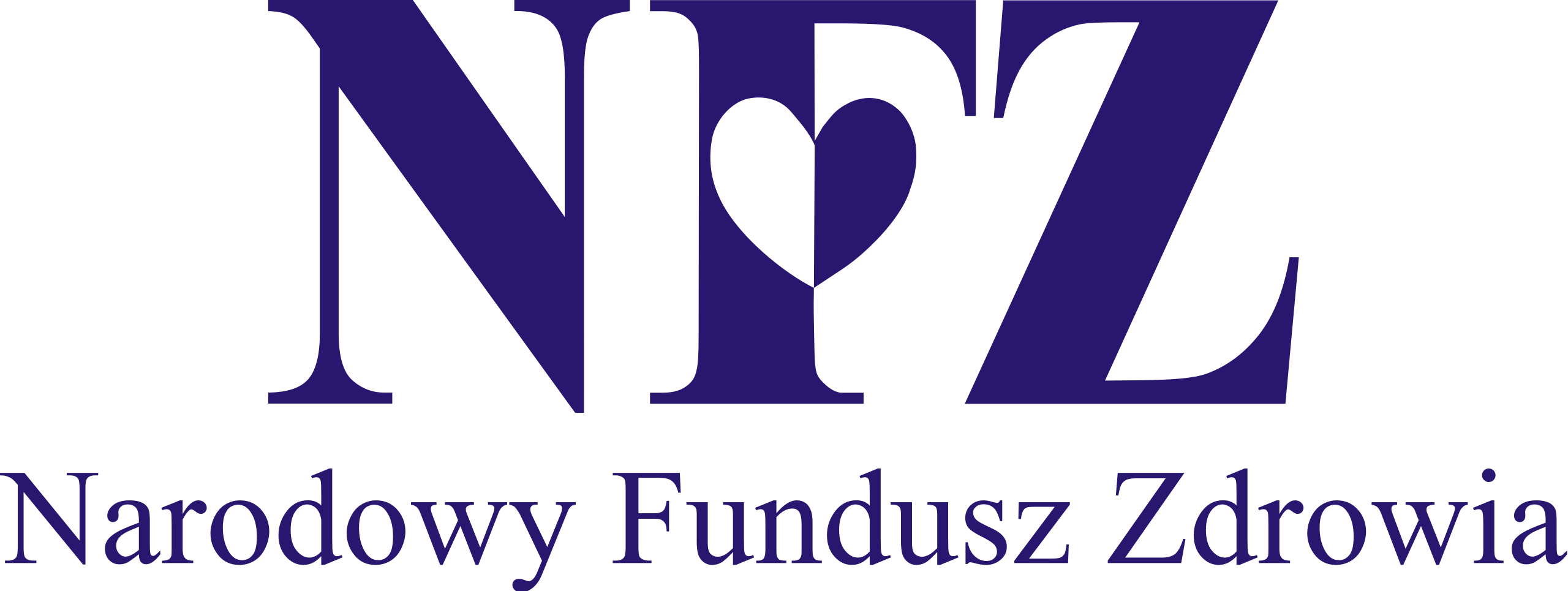 Granatowe logo NFZ