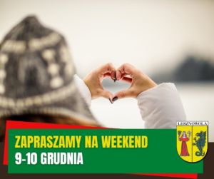 Kobieta tworzy Dłońmi serce i pokazuje w stronę śniegu.