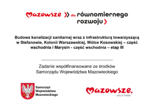 Logo Mazowsze serce Polski i Samorządu Województwa Mazowieckiego na dole obrazka.