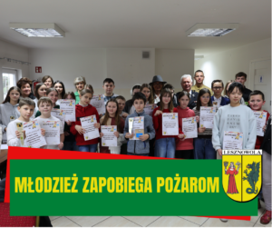 Uczestnicy konkursu pożarniczego