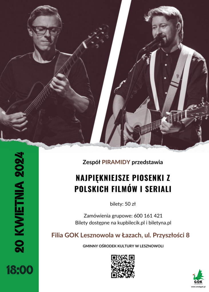 Dwóch mężczyzn z instrumentami.