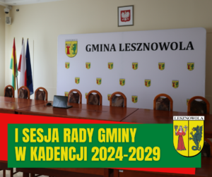 Zdjęcie sali konferencyjnej Urzędu gminy Lesznowola, gdzie odbywają się sesje Rady Gminy