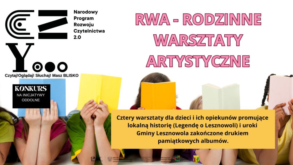 Plakat BLISKO – Rodzinne Warsztaty Artystyczne w planerze