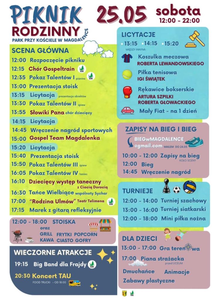 Plakat - Piknik Rodzinny w Magdalence