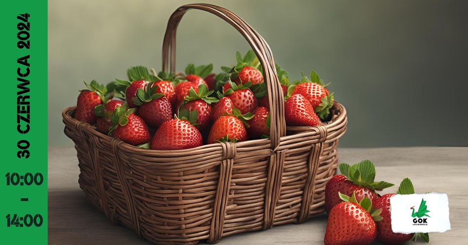 Koszyk pełny truskawek
