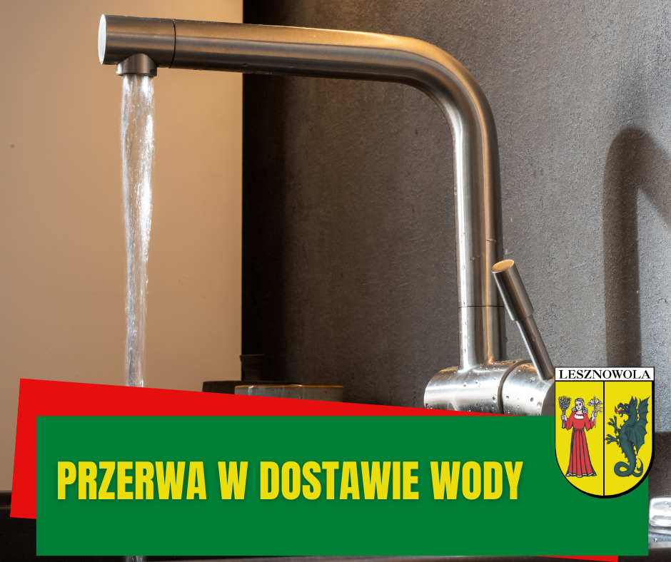 Informacja o przerwie w dostawie wody – Lesznowola