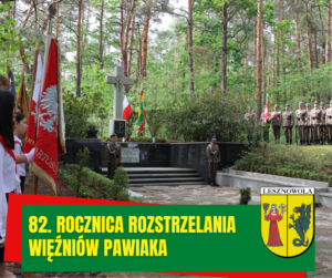 Pomnik w lesie, poczty sztandarowe