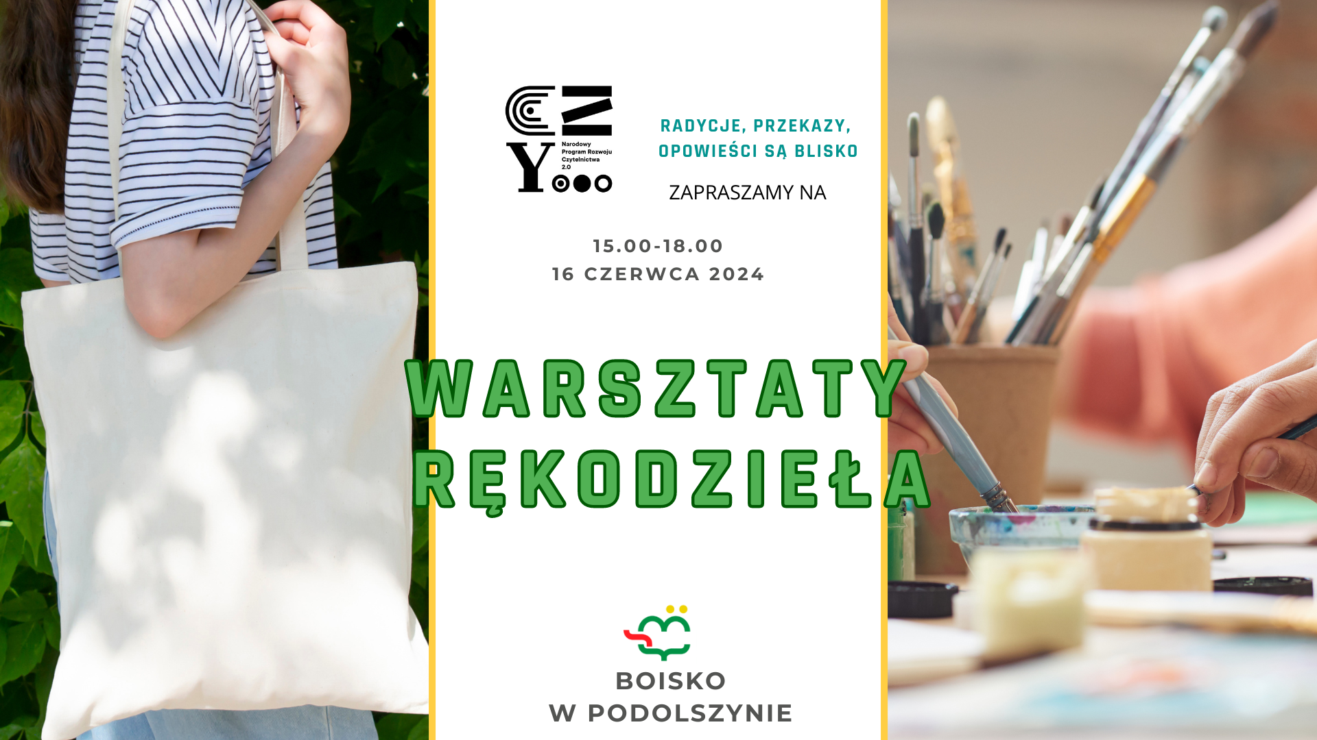 Plakat Warsztatów Rękodzieła