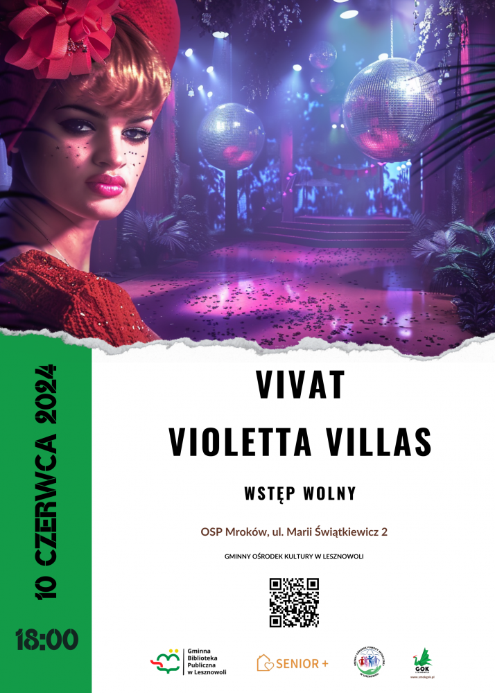 Plakat koncertu Violetty Villas.