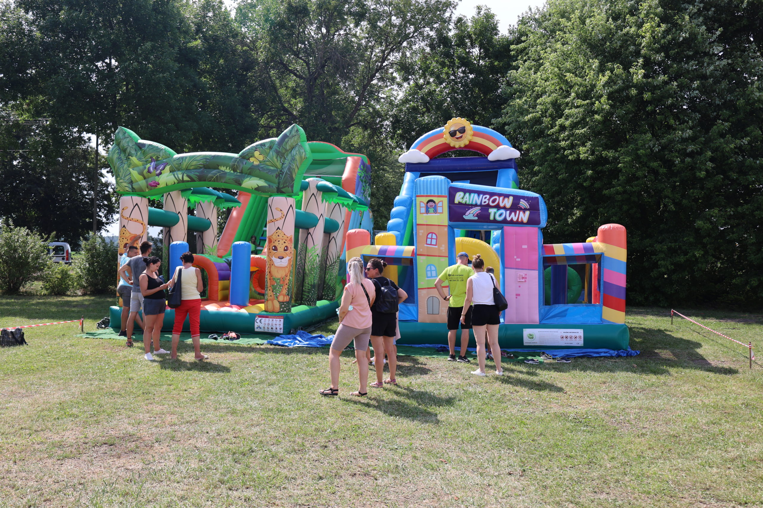 Dwa dmuchańce i dzieciaki