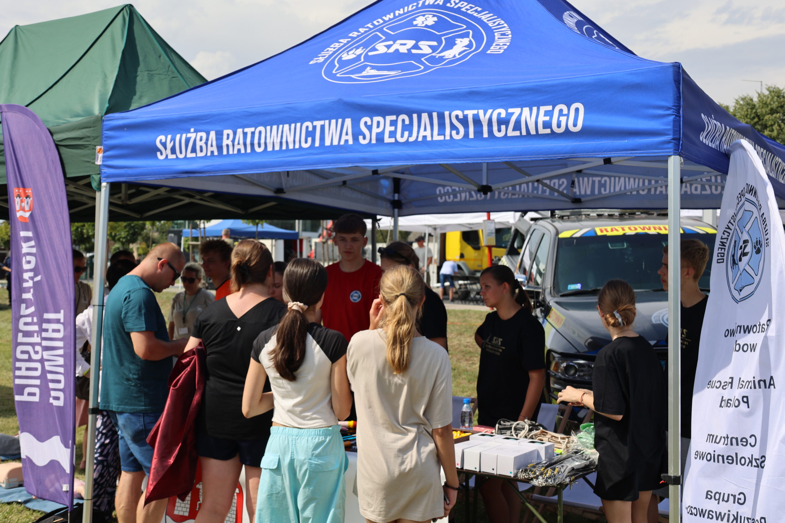 Namioty w Miasteczku piknikowym