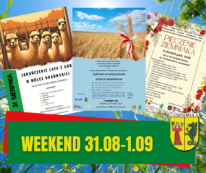 Plakat promujący weekend