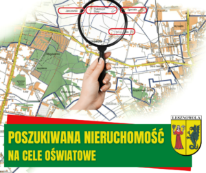 Na grafice fragment mapy i dłoń trzymająca lupę powiększającą na wysokości nazwy Nowa Wola, Zgorzała, Podolszyn, Janczewice