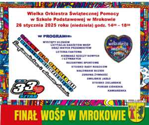 obrazek przedstawiający program podczas finału WOŚP w SP Mroków