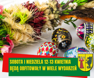 grafika przedstawia palmę i jajka wielkanocne