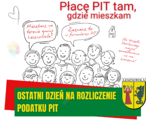 Obrazek promujący rozliczenie podatku PIT w Gminie Lesznowola