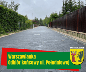 Na obrazku widać ul. Południową w Warszawience