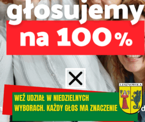 grafika zachęcająca do udziału w wyborach