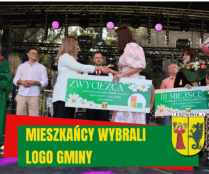 grafika przedstawiająca wyniki konkursu na logo
