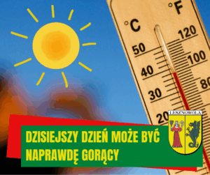 grafika przedstawia słońce i termometr