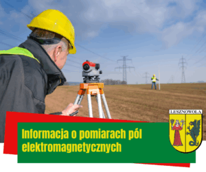 Na obrazku widać pole, na którym są wykonywane pomiary