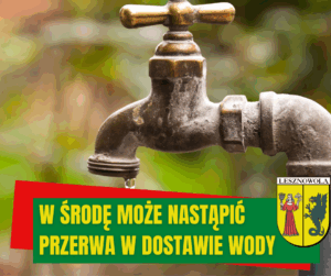 grafika przedstawia kran z kroplą wody