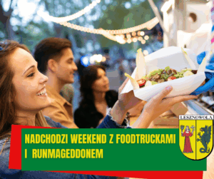 zdjęcie przedstawia odbieranie jedzenia z foodtrucka