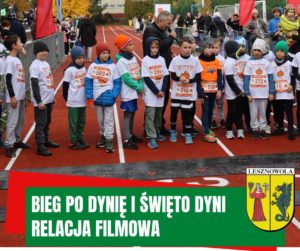 Na obrazku na bieżni widać dzieci przygotowujące się do biegu