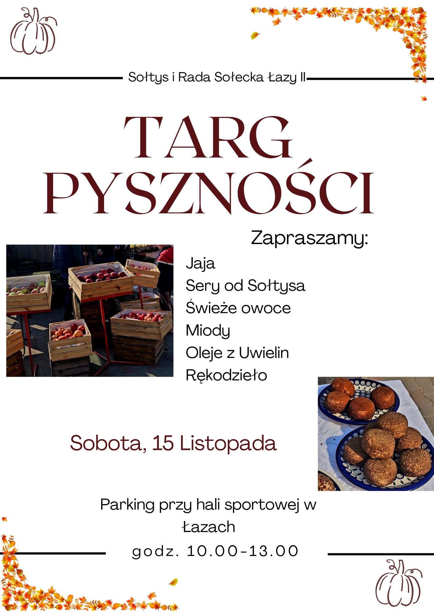 W sobotę zapraszamy na Targ Pyszności w Łazach i Pięciolecie Teatru Telimena. W niedzielę dla dzieci przygotowaliśmy interesujące przedstawienie