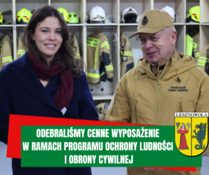 na zdjęciu wójt MArta Natalia MAciejak i Maciej Kołakowski