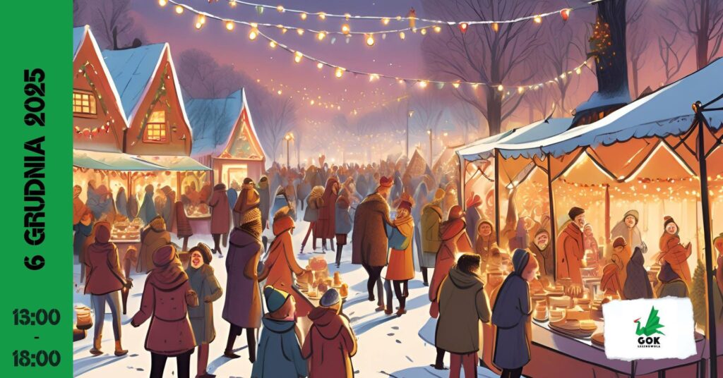 plakat promujący kiermasz w Mysiadle