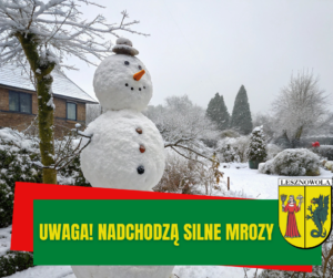 zdjęcie przedstawia zimowy krajobraz z bałwanem