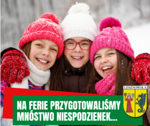 zdjęcie przedstawia trzy dziewczynki bawiące się na śniegu