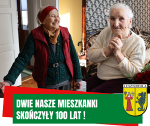 dwie mieszkanki lesznowoli któe obchodziły 100. urodziny