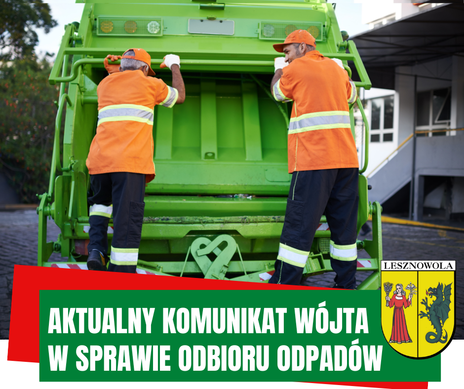 zdjecie przedstawia samochód odbierający śmieci