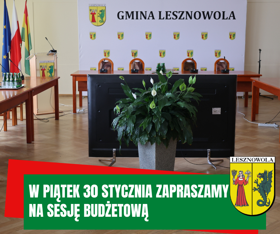 zdjęcie przedstawia salę konferencyjną w urzędzie gminy Lesznowola